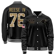 Men's Albert Reese IV Carolina Panthers Black Salute to Service Sideline Performance Jacket