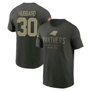 Men's Chuba Hubbard Carolina Panthers Green Forest/ 2025 Salute to Service Sideline Primary Edge T-Shirt