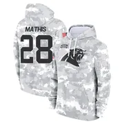 Men's Damarri Mathis Carolina Panthers Camo Arctic 2024 Salute to Service Club Fleece Pullover Hoodie