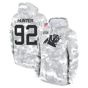 Men's Lee Hunter Carolina Panthers Camo Arctic 2024 Salute to Service Club Fleece Pullover Hoodie