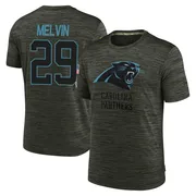 Men's Rashaan Melvin Carolina Panthers Olive 2025 Salute to Service Velocity T-Shirt