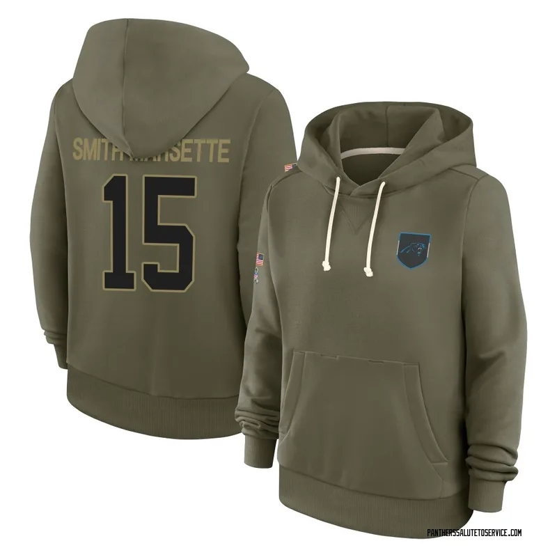Women's Ihmir Smith-Marsette Carolina Panthers Olive 2025 Salute to Service Hoodie