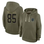 Women's James Mitchell Carolina Panthers Olive 2025 Salute to Service Hoodie