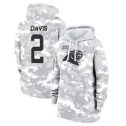 Women's Miles Davis Carolina Panthers Camo Arctic 2024 Salute to Service Club Fleece Pullover Hoodie