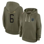 Women's Sam Martin Carolina Panthers Olive 2025 Salute to Service Hoodie