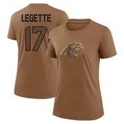 Women's Xavier Legette Carolina Panthers Legend Brown 2023 Salute To Service Performance T-Shirt