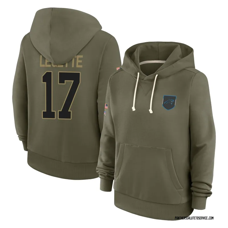 Women's Xavier Legette Carolina Panthers Olive 2025 Salute to Service Hoodie