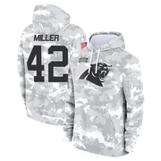 Youth Cam Miller Carolina Panthers Camo Arctic 2024 Salute to Service Club Fleece Pullover Hoodie