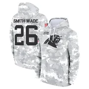 Youth Chau Smith-Wade Carolina Panthers Camo Arctic 2024 Salute to Service Club Fleece Pullover Hoodie