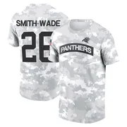 Youth Chau Smith-Wade Carolina Panthers Camo Arctic 2024 Salute to Service Performance T-Shirt