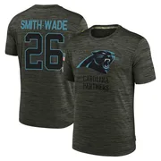 Youth Chau Smith-Wade Carolina Panthers Olive 2025 Salute to Service Velocity T-Shirt