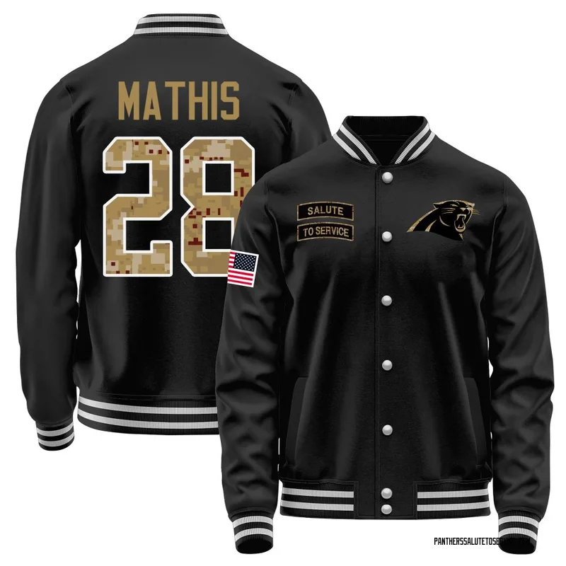 Youth Damarri Mathis Carolina Panthers Black Salute to Service Sideline Performance Jacket