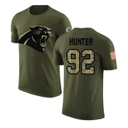 Youth Lee Hunter Carolina Panthers Legend Olive Salute to Service T-Shirt