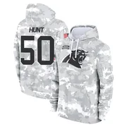 Youth Robert Hunt Carolina Panthers Camo Arctic 2024 Salute to Service Club Fleece Pullover Hoodie
