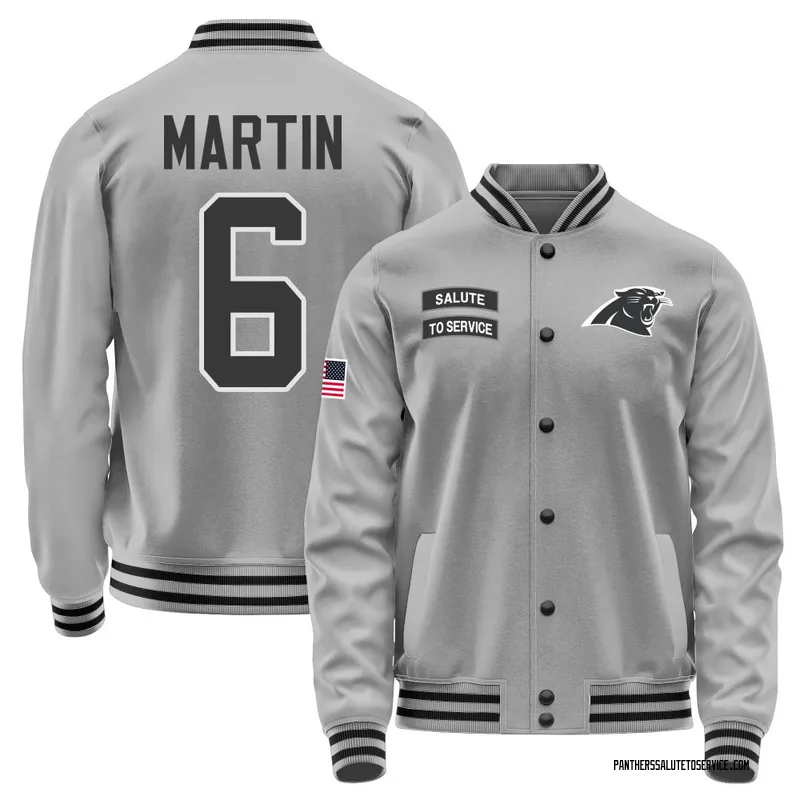 Youth Sam Martin Carolina Panthers Gray Salute to Service Performance Jacket