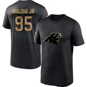 Youth Tywone Malone Jr. Carolina Panthers Black 2020 Salute To Service Performance T-Shirt