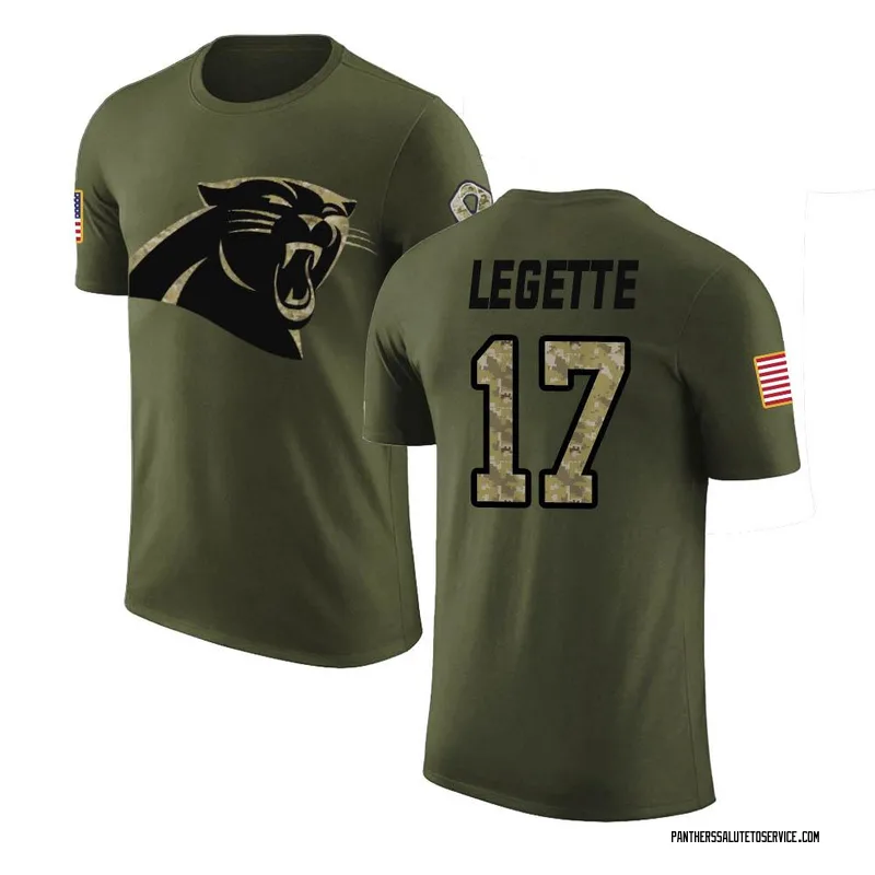 Youth Xavier Legette Carolina Panthers Legend Olive Salute to Service T-Shirt